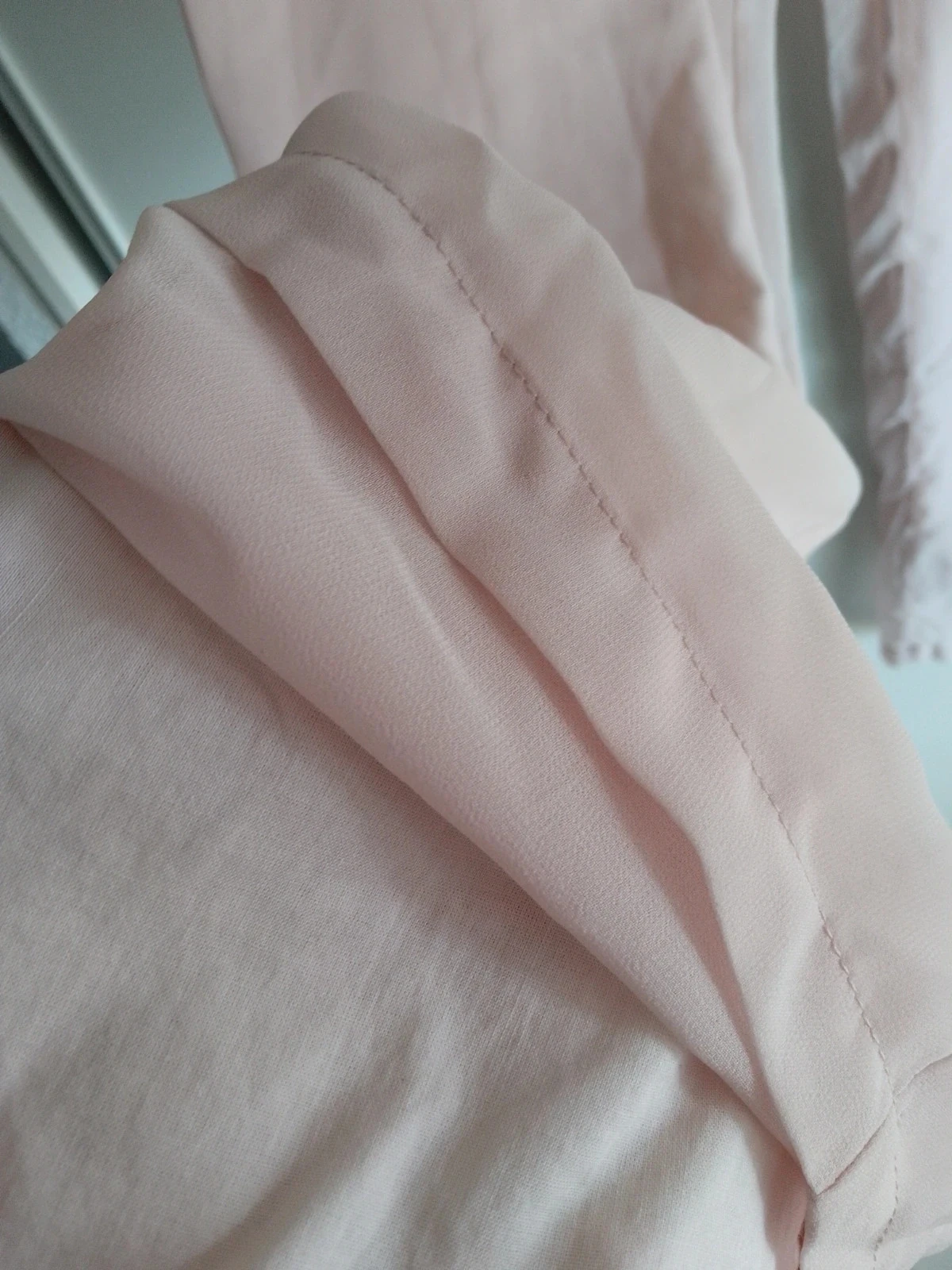 Pantalon bohème rose poudré taille 38 – photo 3